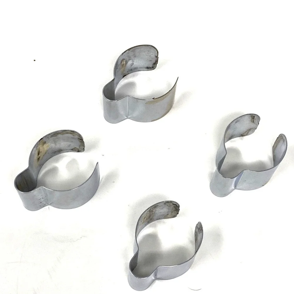 Vtg Eureka Express 8283 Vacuum Replacement 4-Piece Metal Power Cord Clips Hooks
